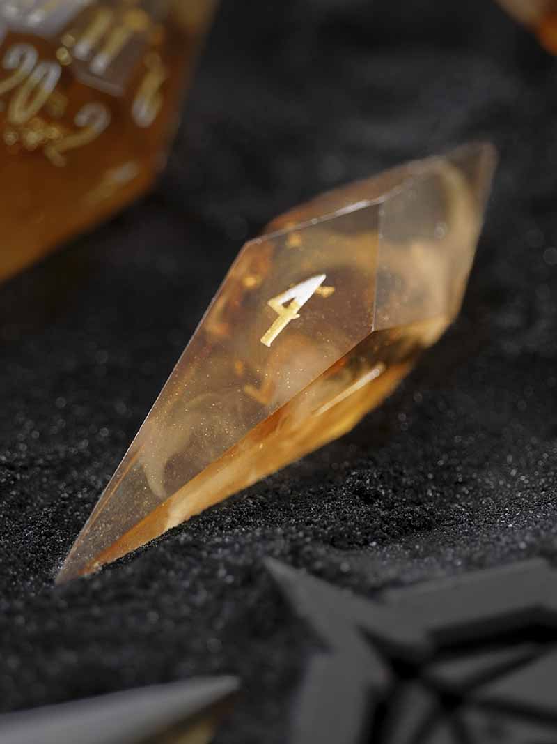 Sungold Amber (7-Piece Dice Set)