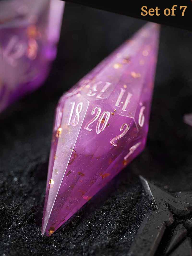 Lilac Mystra (7-Piece Dice Set)