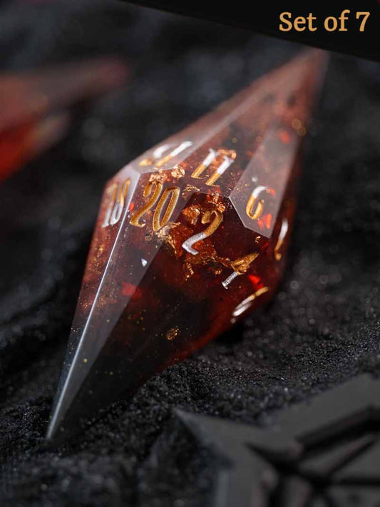Dark Aetherfire (7-Piece Dice Set)