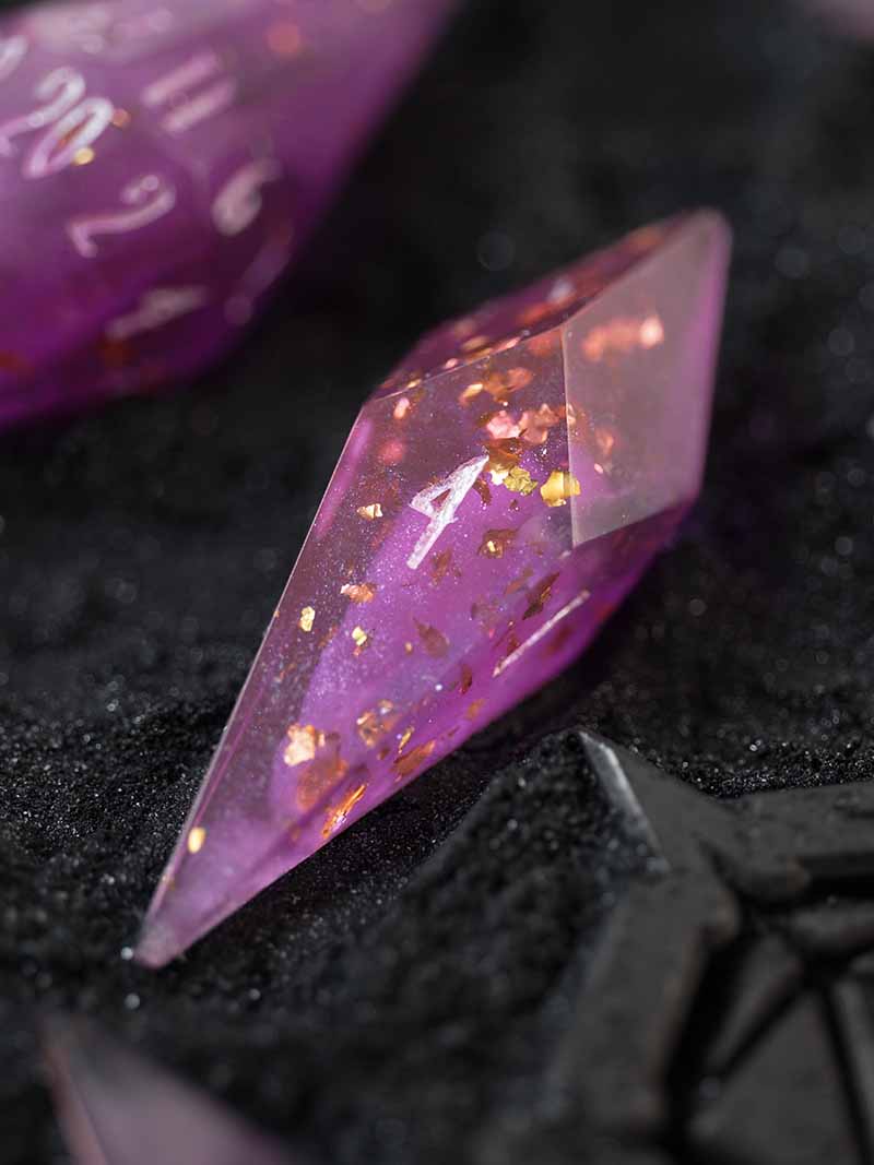 Lilac Mystra (7-Piece Dice Set)