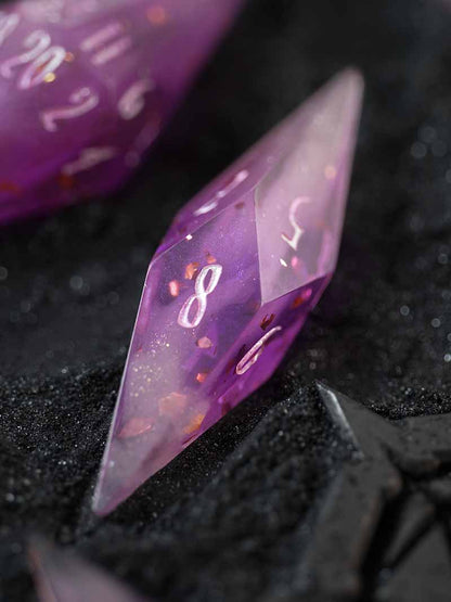Lilac Mystra (7-Piece Dice Set)