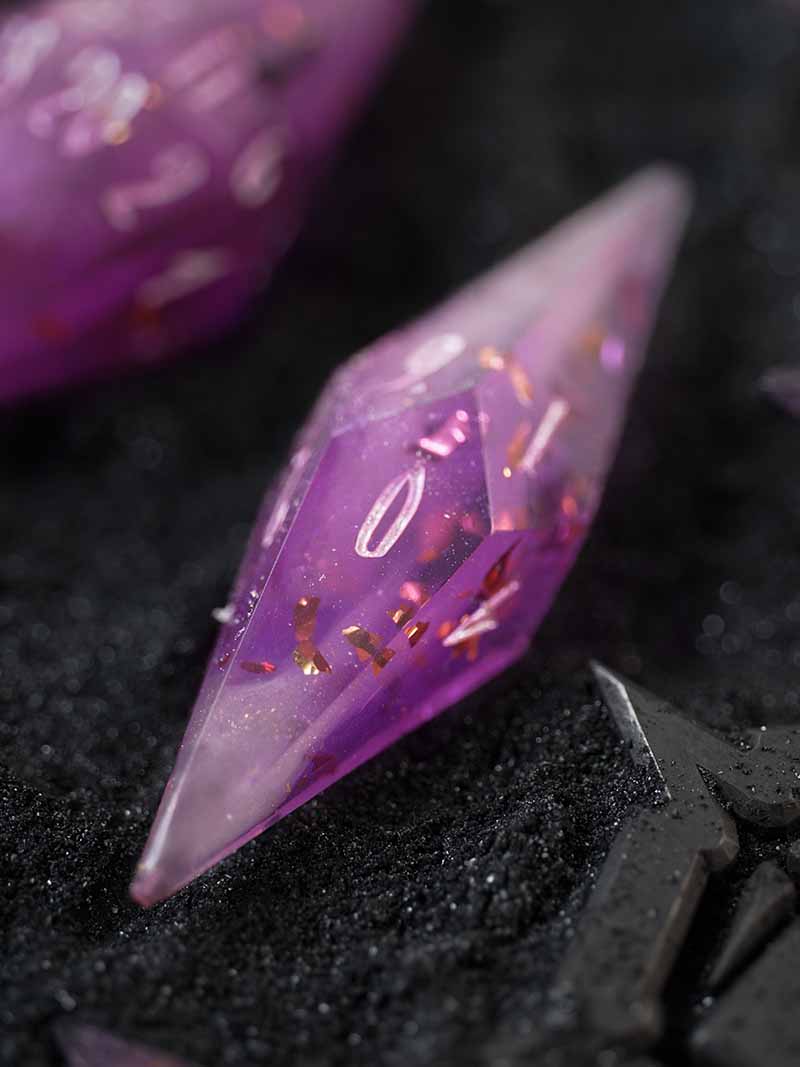 Lilac Mystra (7-Piece Dice Set)