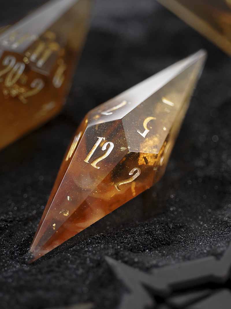 Sungold Amber (7-Piece Dice Set)