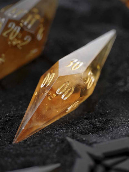 Sungold Amber (7-Piece Dice Set)